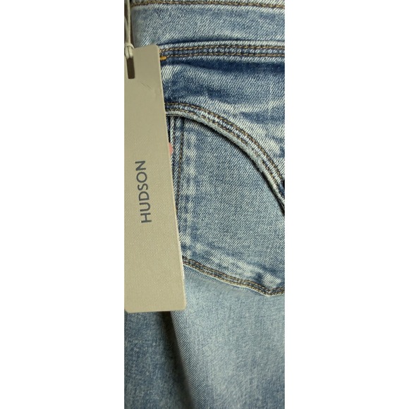 Hudson Beth Mid-Rise Baby Boot Petite Jeans Motion Blue Size 34 TDFMTN1179 NWT - Picture 4 of 7